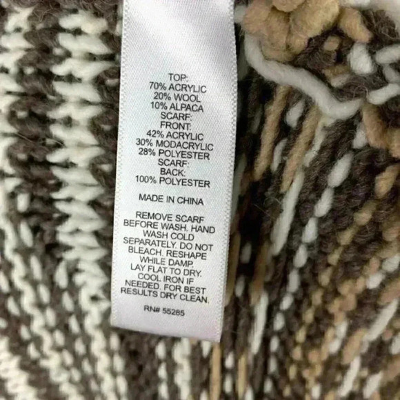 Express open sweater size M 20% wool 10% alpaca - Picture 8 of 8